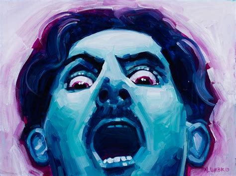 Silent Scream Painting by Niki Lambro | Saatchi Art