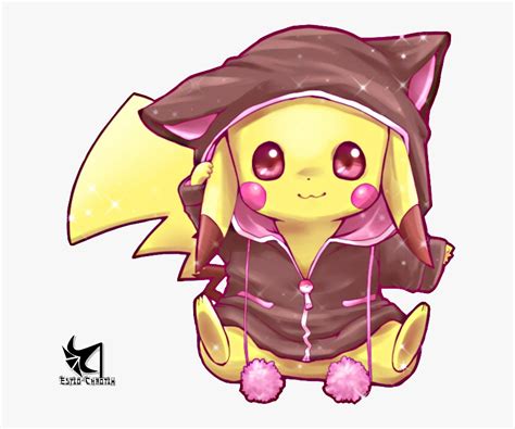 Transparent Cute Pikachu Png - Anime Cute Pikachu, Png Download - kindpng