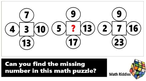 Math Riddles: Test Your IQ, Find the Missing Number Puzzles (with Answers)