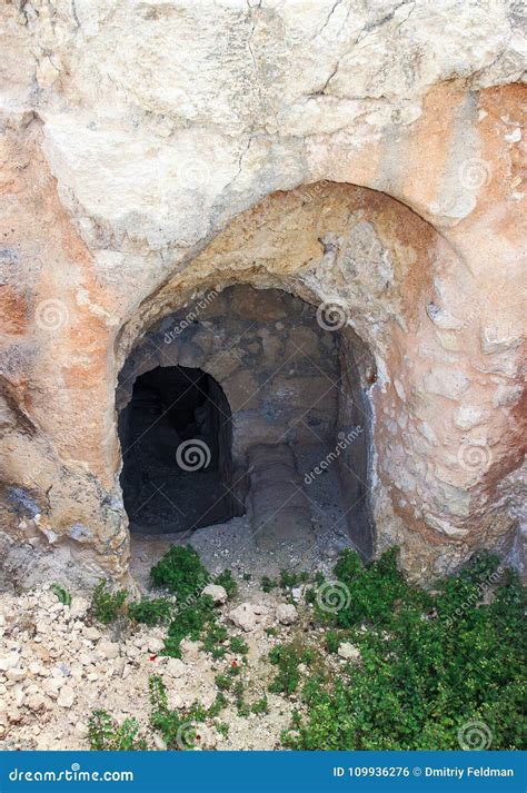 Entrance To the Dungeon of the Ruins of Herodium Herodion Fortress of ...