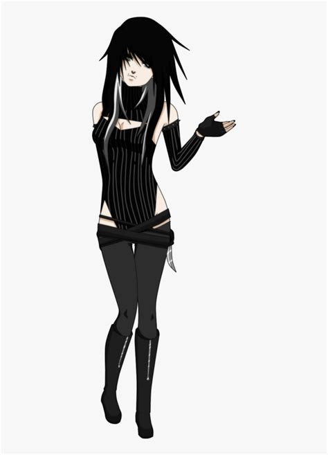 Anime Emo Girl Oc, HD Png Download , Transparent Png Image - PNGitem