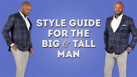 Style Guide For The Big & Tall Man - Outfit Advice For Muscular Or ...