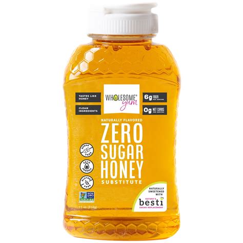 Wholesome Yum Zero Sugar Honey Substitute with Monk Fruit & Allulose - Sugar Free Honey ...