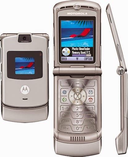 Retromobe - retro mobile phones and other gadgets: Motorola RAZR V3 (2004)