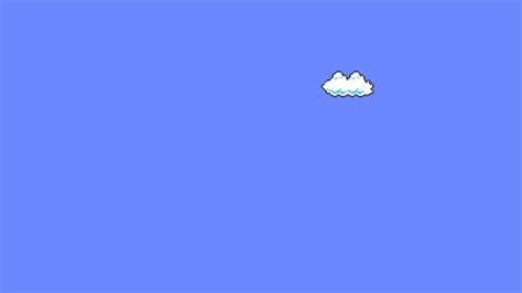 Super Mario, Super Mario Bros., video games, pixel art, pixels, clouds, clear sky, minimalism HD ...