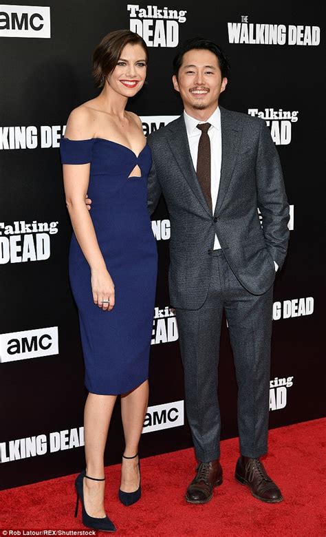 Lauren Cohan and Steven Yeun reunite on red carpet after Negan's victim was revealed | Daily ...