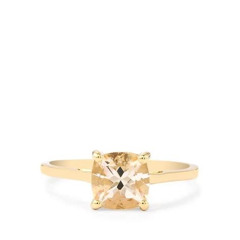 Gemporia - MUTALA MORGANITE RING WITH DIAMOND IN 10K GOLD 1.33CTS Handmade Fine Jewelry ...