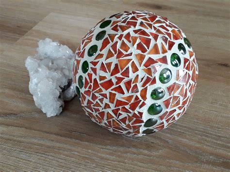 Mosaic Glass Ball/mosaic Garden Decor/decorative Ball/mosaic - Etsy