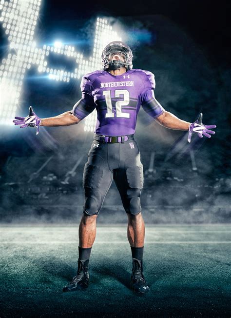 Photos: New Northwestern Football Jersey | Football uniforms, College football uniforms, Football