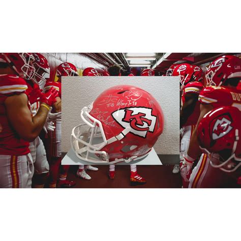 Kansas City Chiefs 2023 24 Super Bowl champions Riddell Speed authenti ...