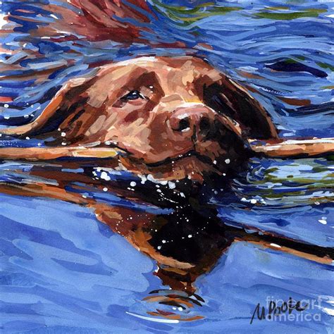 Strong Swimmer Painting by Molly Poole - Fine Art America