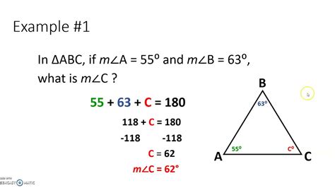 Angle Sum Theorem - YouTube