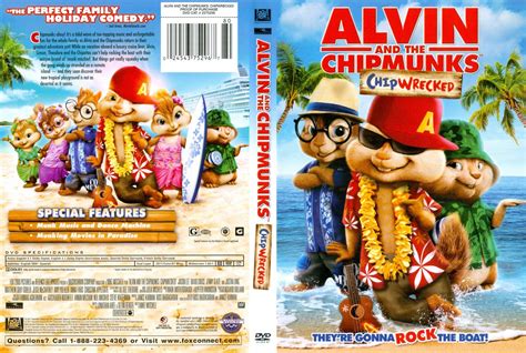 Alvin And The Chipmunks Chipwrecked - Movie DVD Scanned Covers - Alvin ...