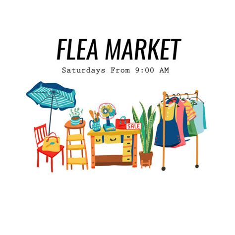 Flea Market Illustrations, Royalty-Free Vector Graphics & Clip Art - iStock