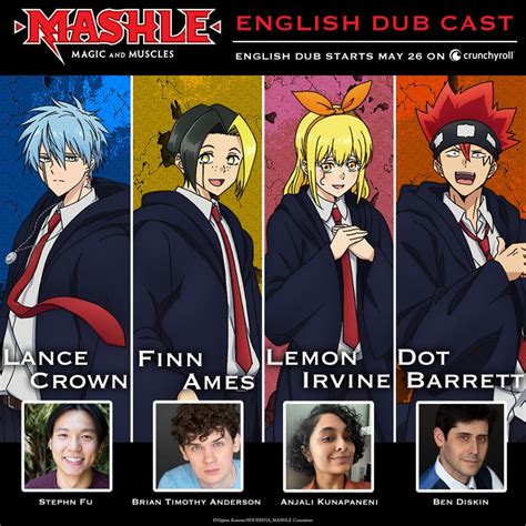 'Mashle: Magic And Muscles' English Dub Soon To Premiere On Crunchyroll ...