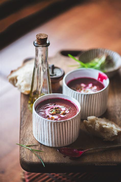 ROAsted Beetroot Soup - MADaboutkitchen