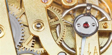 brass mechanical movement of vintage watch 12021117 Stock Photo at Vecteezy