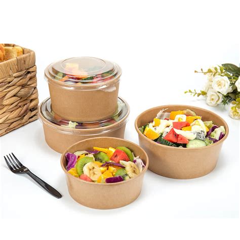 Kraft Salad Bowl (Brown Inside) - Robert McCabe Packaging