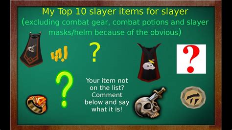 Top 10 items for Slayer (RS3) (2016) - YouTube