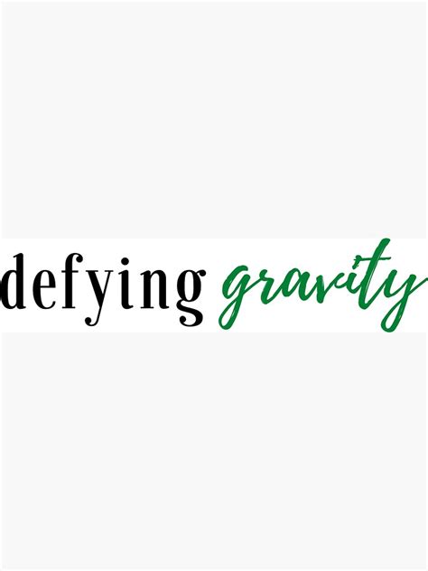 ""Defying Gravity" Wicked the Musical Sticker" Magnet for Sale by stickerbysister | Redbubble