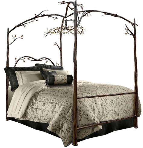 california king bedframes four poster and canopy - Google Search | Iron ...