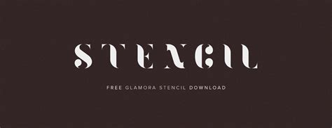 Glamora Luxury Stencil Font