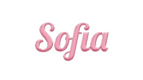 Premium Photo | Sofia logo with the title'sofia