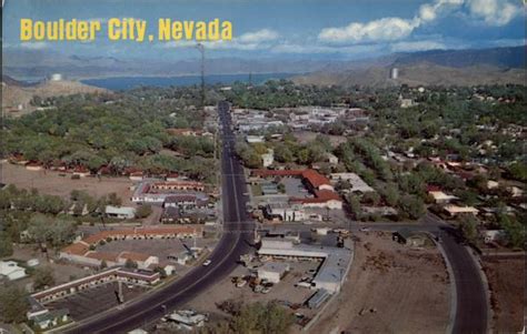 Aerial View of Town Boulder City, NV