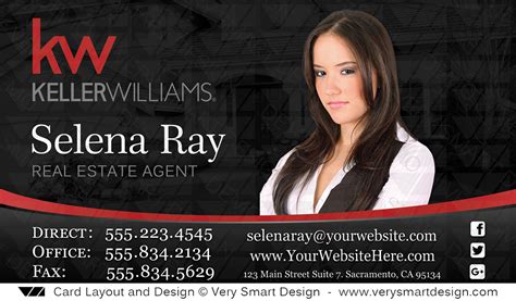 Keller Williams Business Card Marketing for Realtors Design 1C | Image | Very Smart Design