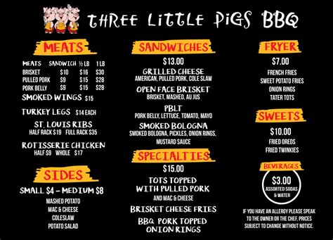 Three Little Pigs BBQ Food Truck | Find us Westchester and Connecticut