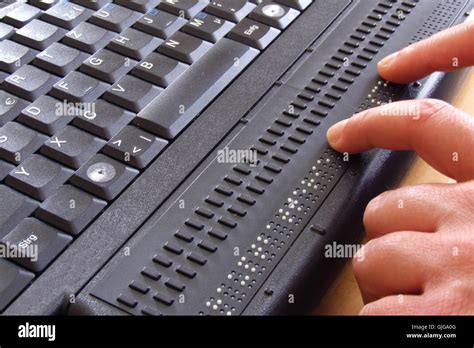 Braille keyboard hi-res stock photography and images - Alamy