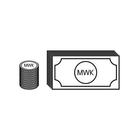 Malawi Currency Symbol, Malawian Kwacha Icon, MWK Sign 43853647 Vector ...