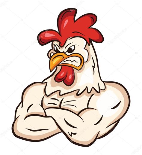 Angry Chicken Stock Vector Image by ©funwayillustration #54808153