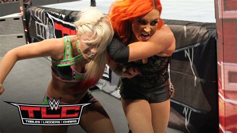 Video: WWE TLC: Alexa Bliss Vs. Becky Lynch (Tables Match For The ...