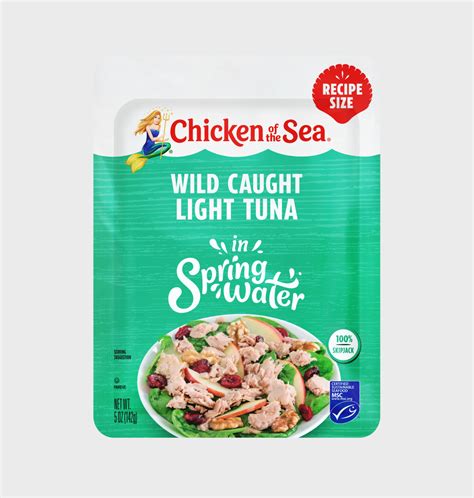 Wild Caught Light Tuna in Spring Water Packet | Chicken of the Sea