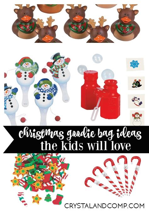 25 Things to Put in Christmas Goodie Bags for Kids - CrystalandComp.com