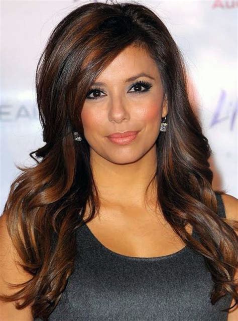 Dark Brown Hair Color With Highlights - Inofashionstyle.com