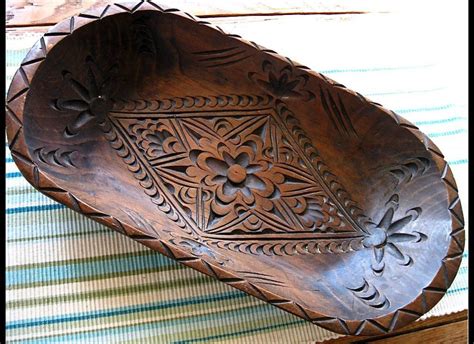 wooden bowl... Vintage | Carved wood wall art, Wood bowls carving, Wood carving designs