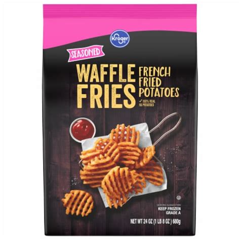 Kroger® Seasoned Waffle Fries, 24 oz - Kroger