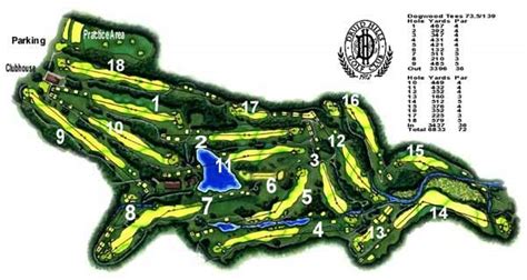 Druid Hills Golf Club Course Layout