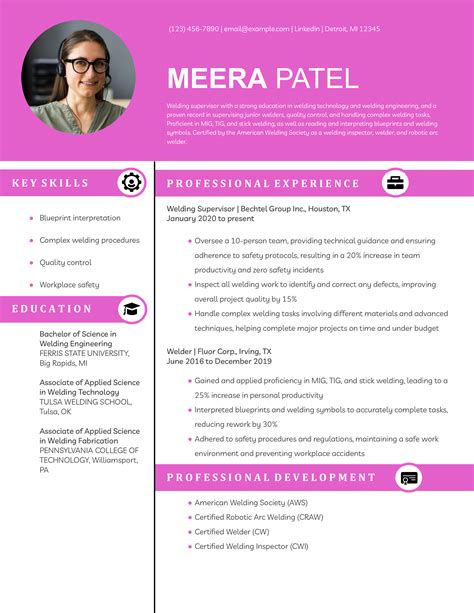 Welder Resume Examples and Templates for 2024 - ResumeTemplates.com