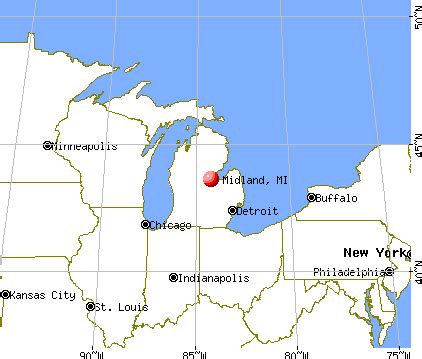 Midland, Michigan (MI) profile: population, maps, real estate, averages ...