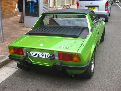 Aussie Old Parked Cars: 1978 Fiat X1/9 1300 - Australian Nuccio Bertone Limited Edition No. 1016