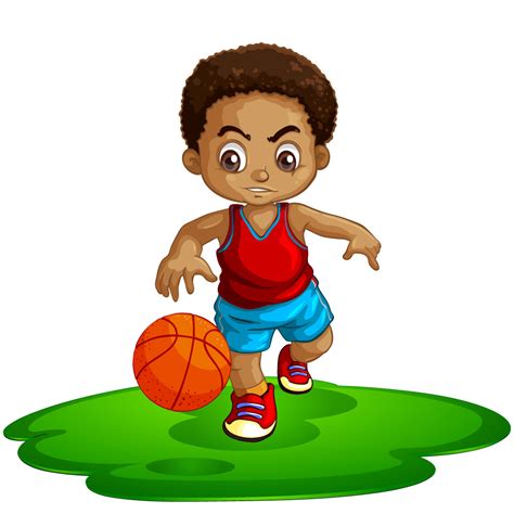 Cartoon boy basketball player - Download Free Vectors, Clipart Graphics & Vector Art