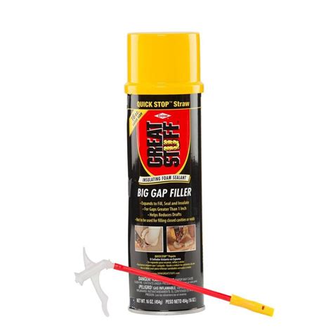 GREAT STUFF 16 oz. Big Gap Filler Insulating Foam Sealant Quick Stop Straw-99053938 - The Home Depot