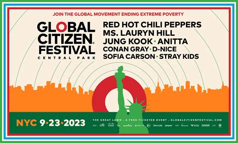 Global Citizen Festival New York City 2023 by GCF 2023 NYC Tickets