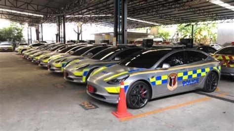 A Thai Police Department Is Leasing Seven Tesla Model 3s For $2.7 Million