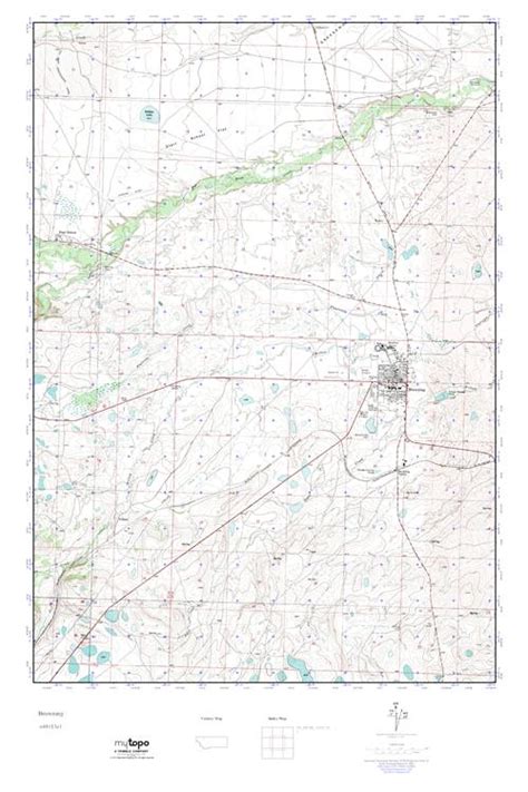 MyTopo Browning, Montana USGS Quad Topo Map