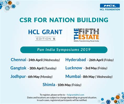 HCLFoundation on Twitter: "HCL Foundation is organizing the ‘Pan India ...