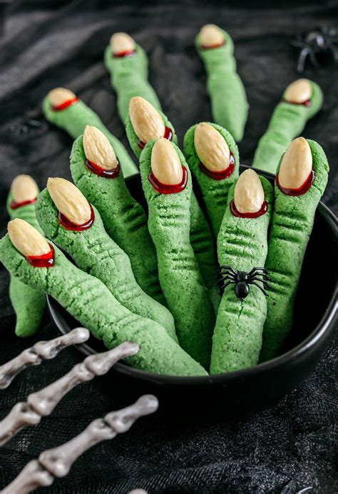 Spooky Witch Finger Cookies - Eat Yourself Skinny